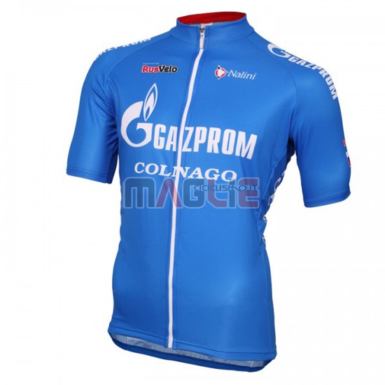 Maglia Rusvelo manica corta 2016 blu e bianco